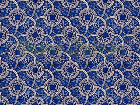 TKANINA DRUKOWANA CELTYCKI WZÓR NR 1