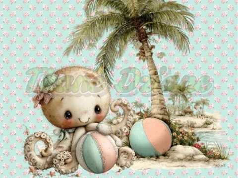 PANEL DRUKOWANY WAKACJE POD PALMĄ NR 1