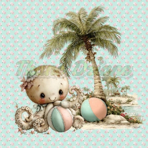 PANEL DRUKOWANY WAKACJE POD PALMĄ NR 1