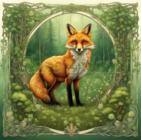 PANEL DRUKOWANY ART NOUVEAU- LIS NR 92