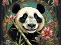 PANEL DRUKOWANY ART NOUVEAU-PANDA NR 106