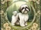 PANEL DRUKOWANY ART NOUVEAU-PIES SHIH TZU NR 94