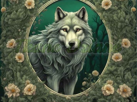 PANEL DRUKOWANY ART NOUVEAU-WILK NR 110