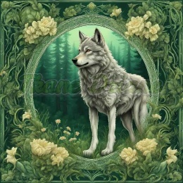 PANEL DRUKOWANY ART NOUVEAU- WILK NR 88