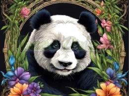 PANEL DRUKOWANY ART NOUVEAU-PANDA NR 105