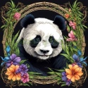 PANEL DRUKOWANY ART NOUVEAU-PANDA NR 105