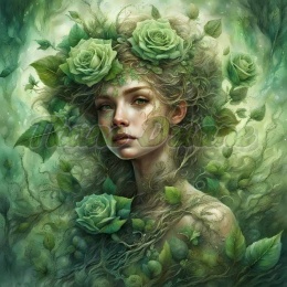 PANEL DRUKOWANY KOBIETA W KWIATACH NR 25