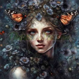 PANEL DRUKOWANY KOBIETA W KWIATACH NR 27