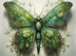 PANEL DRUKOWANY MOTYL W KWIATACH NR 4