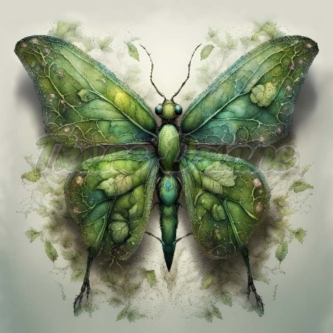 PANEL DRUKOWANY MOTYL W KWIATACH NR 4