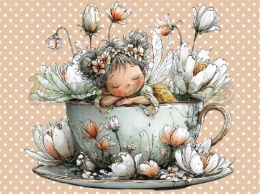 PANEL DRUKOWANY PASTELOWA DZIEWCZYNKA NR 2