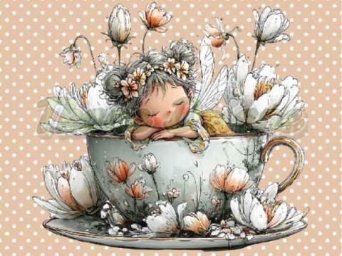 PANEL DRUKOWANY PASTELOWA DZIEWCZYNKA NR 2