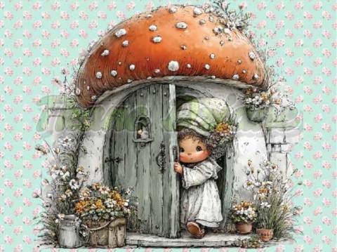 PANEL DRUKOWANY PASTELOWA DZIEWCZYNKA NR 3