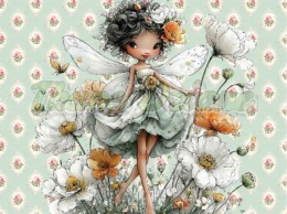 PANEL DRUKOWANY PASTELOWA DZIEWCZYNKA NR 4