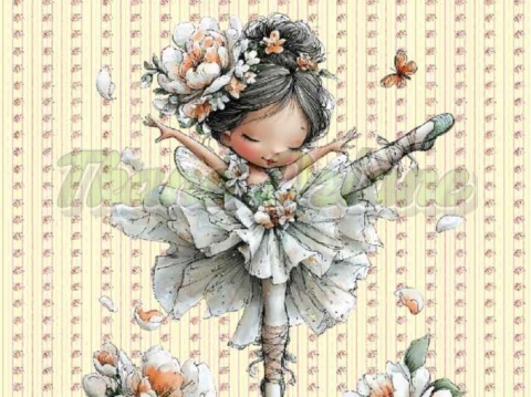 PANEL DRUKOWANY PASTELOWA DZIEWCZYNKA NR 5