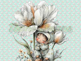 PANEL DRUKOWANY PASTELOWA DZIEWCZYNKA NR 8