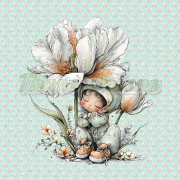 PANEL DRUKOWANY PASTELOWA DZIEWCZYNKA NR 8