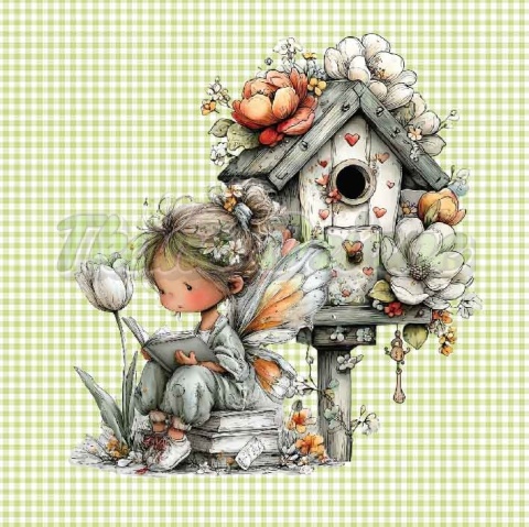 PANEL DRUKOWANY PASTELOWA DZIEWCZYNKA NR 10