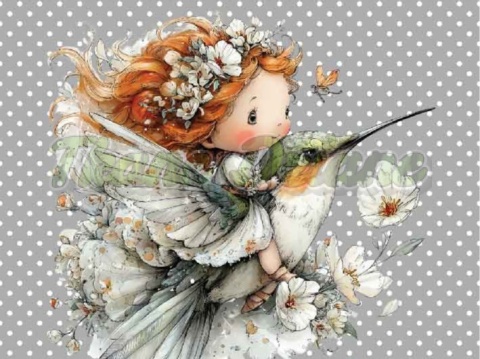 PANEL DRUKOWANY PASTELOWA DZIEWCZYNKA NR 1