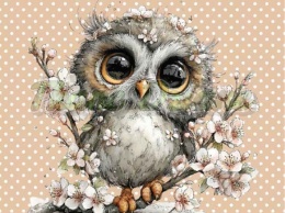 PANEL DRUKOWANY PASTELOWA SOWA NR 6