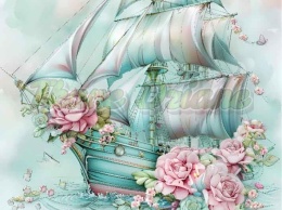 PANEL DRUKOWANY PASTELOWY STATEK NR 26