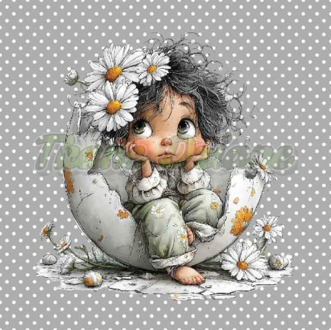 PANEL DRUKOWANY PASTELOWA DZIEWCZYNKA NR 3