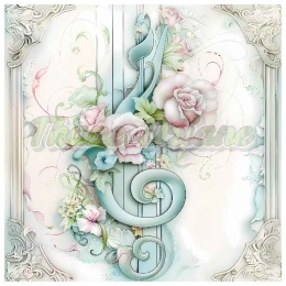 PANEL DRUKOWANY PASTELOWY KLUCZ WIOLINOWY NR 29