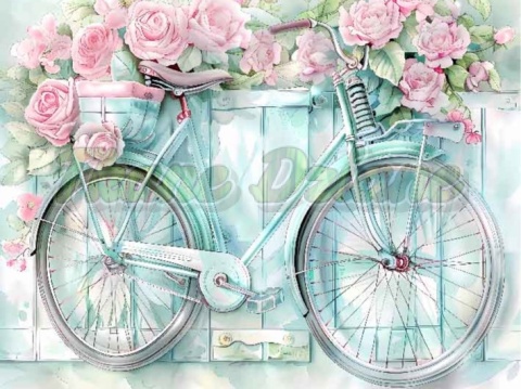 PANEL DRUKOWANY PASTELOWY ROWER NR 24