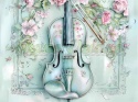 PANEL DRUKOWANY PASTELOWE SKRZYPCE NR 25