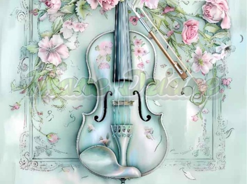 PANEL DRUKOWANY PASTELOWE SKRZYPCE NR 25