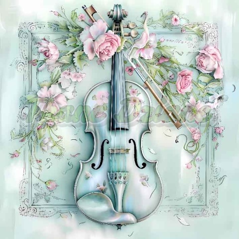 PANEL DRUKOWANY PASTELOWE SKRZYPCE NR 25