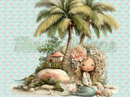 PANEL DRUKOWANY WAKACJE POD PALMĄ NR 4