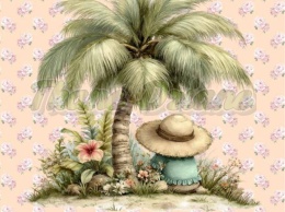 PANEL DRUKOWANY WAKACJE POD PALMĄ NR 5