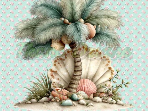 PANEL DRUKOWANY WAKACJE POD PALMĄ NR 6