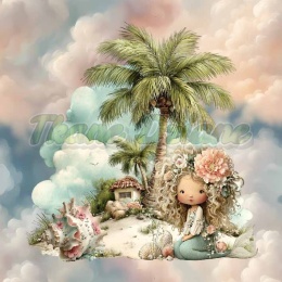 PANEL DRUKOWANY WAKACJE POD PALMĄ NR 7