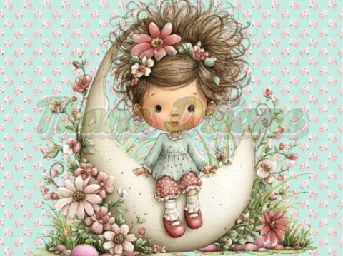 PANEL DRUKOWANY WIELKANOCNE DZIEWCZYNKI NR 1