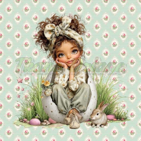 PANEL DRUKOWANY WIELKANOCNE DZIEWCZYNKI NR 2