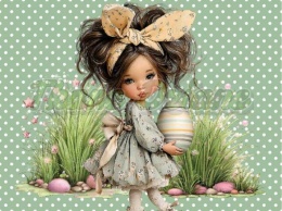 PANEL DRUKOWANY WIELKANOCNE DZIEWCZYNKI NR 8