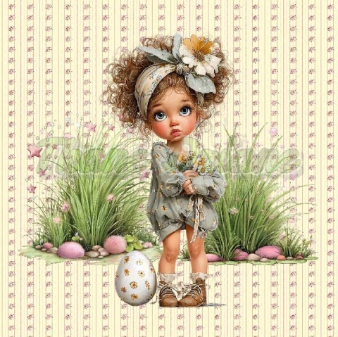 PANEL DRUKOWANY WIELKANOCNE DZIEWCZYNKI NR 9