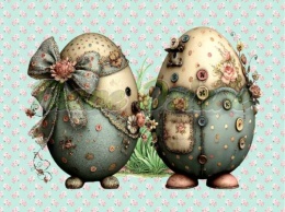 PANEL DRUKOWANY WIELKANOCNE JAJKA NR 8