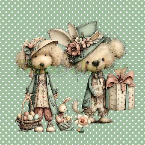 PANEL DRUKOWANY WIELKANOCNE PSY NR 4