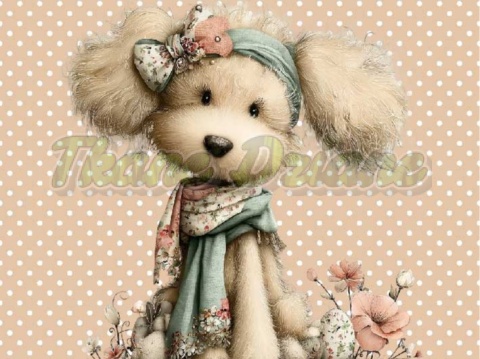 PANEL DRUKOWANY WIELKANOCNE PSY NR 6