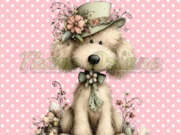 PANEL DRUKOWANY WIELKANOCNE PSY NR 9