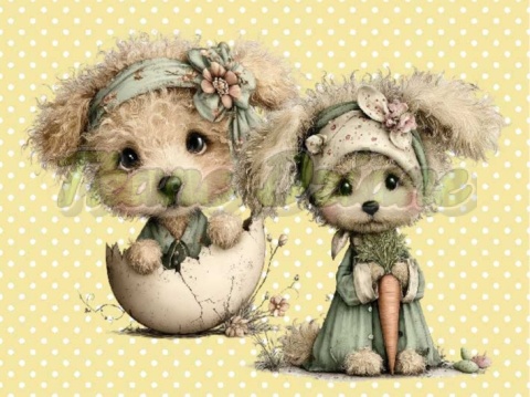 PANEL DRUKOWANY WIELKANOCNE PSY NR 10