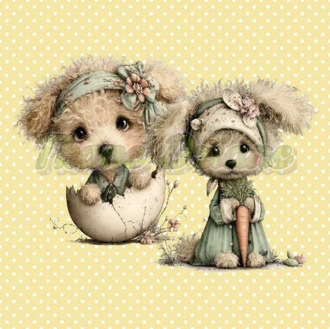 PANEL DRUKOWANY WIELKANOCNE PSY NR 10