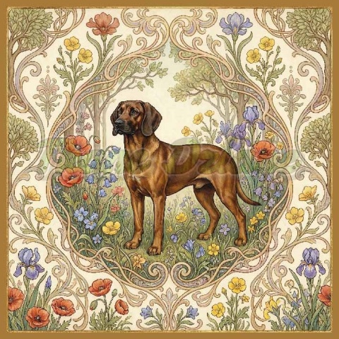 PANEL DRUKOWANY Z MCHU I PAPROCI- POSOKOWIEC NR 3