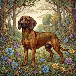 PANEL DRUKOWANY Z MCHU I PAPROCI- POSOKOWIEC NR 7