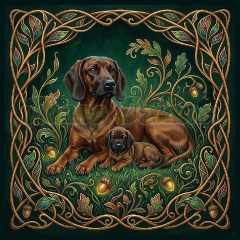 PANEL DRUKOWANY Z MCHU I PAPROCI- POSOKOWIEC NR 9