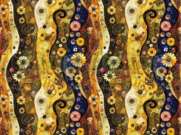 TKANINA DRUKOWANA KLIMT NR 12