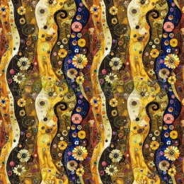 TKANINA DRUKOWANA KLIMT NR 12